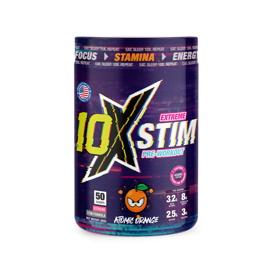 10X Athletic STIM 600g Peach Purge