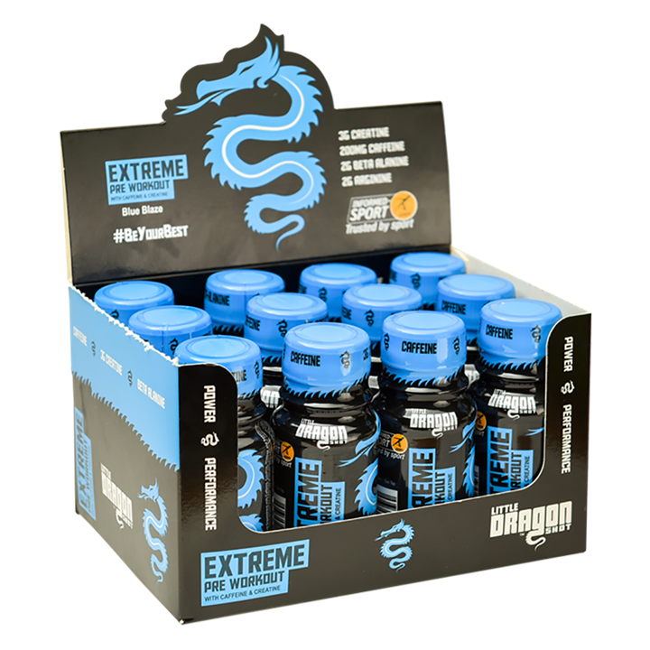 Little Dragon Extreme Pre-Workout Shot 12x60ml Blue Raspberry