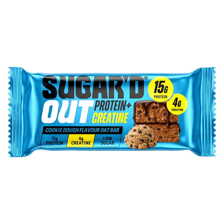 Sugar'd Out Protein + Creatine Oat Bar 12x68g Salted Caramel Blondie