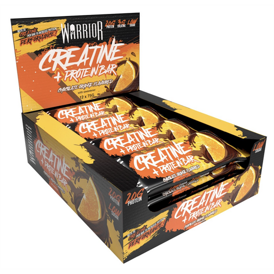Warrior Creatine Bars 12x75g Salted Caramel Brownie
