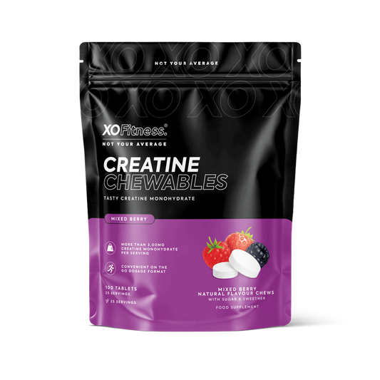 XO Fitness Creatine Chewable 100 Tabs Mint
